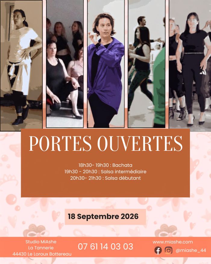 Portes ouvertes danse Salsa Bachata Heels MiAshe