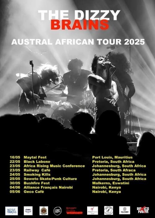THE DIZZY BRAINS en tournée en Afrique australe en mai/juin 2025