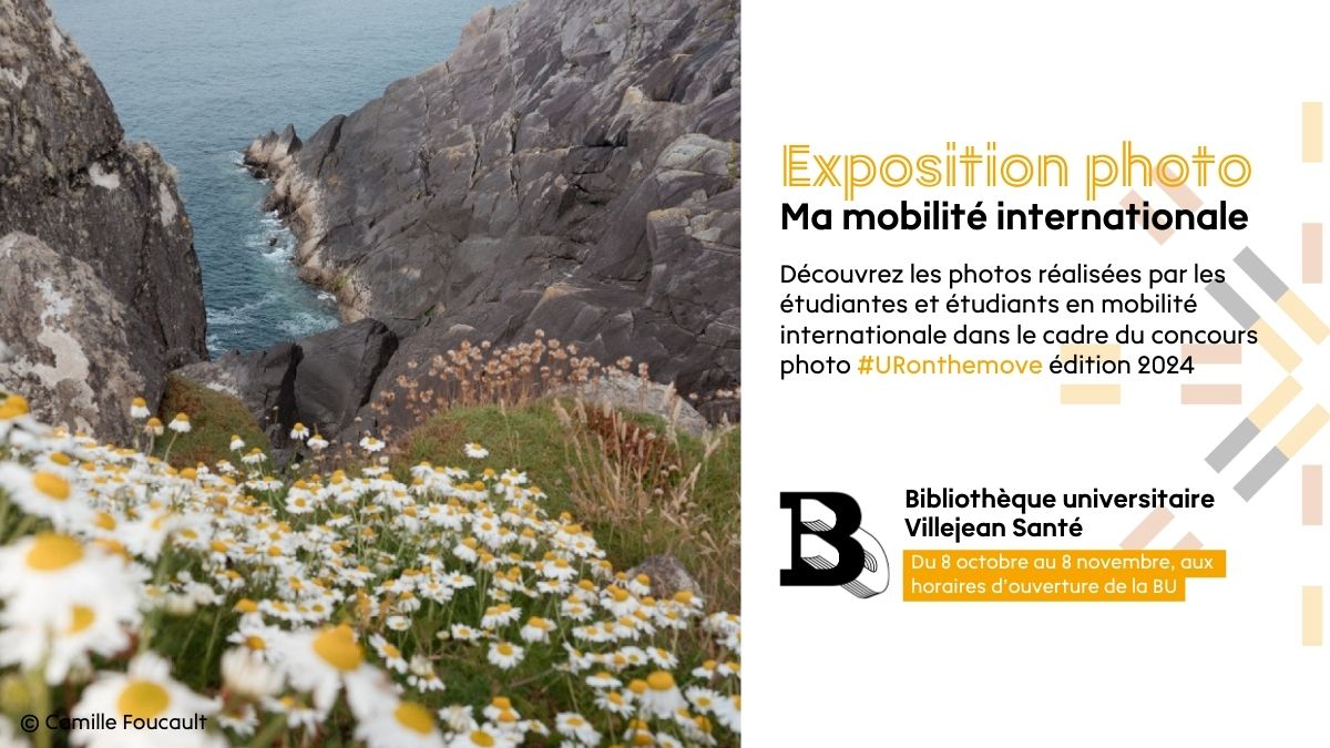 Exposition présentant les photos prises dans le cadre du concours photo #URonthemove édition 2024