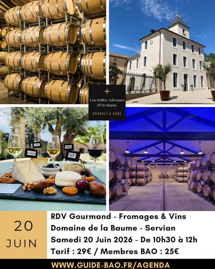 Vins et fromages au Domaine de la Baume à Servian
