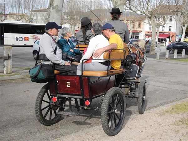 Faites votre marché en caleche