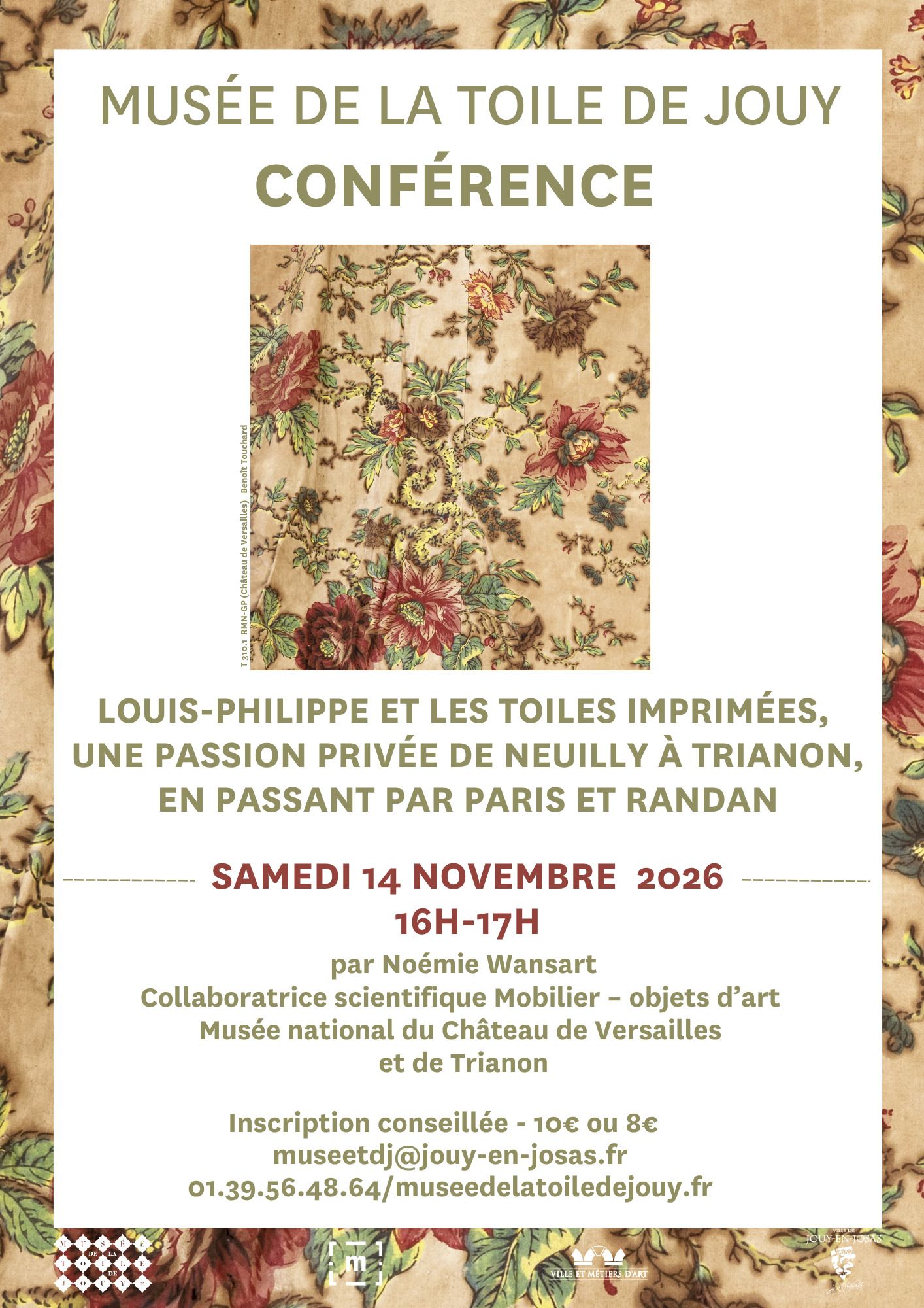 « Louis-Philippe et les toiles imprimées, une passion privée de Neuilly à Trianon, en passant par Paris et Randan