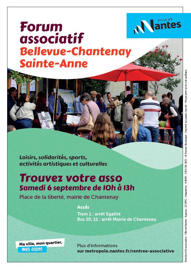 Forum des associations du quartier Bellevue–Chantenay–Sainte-Anne