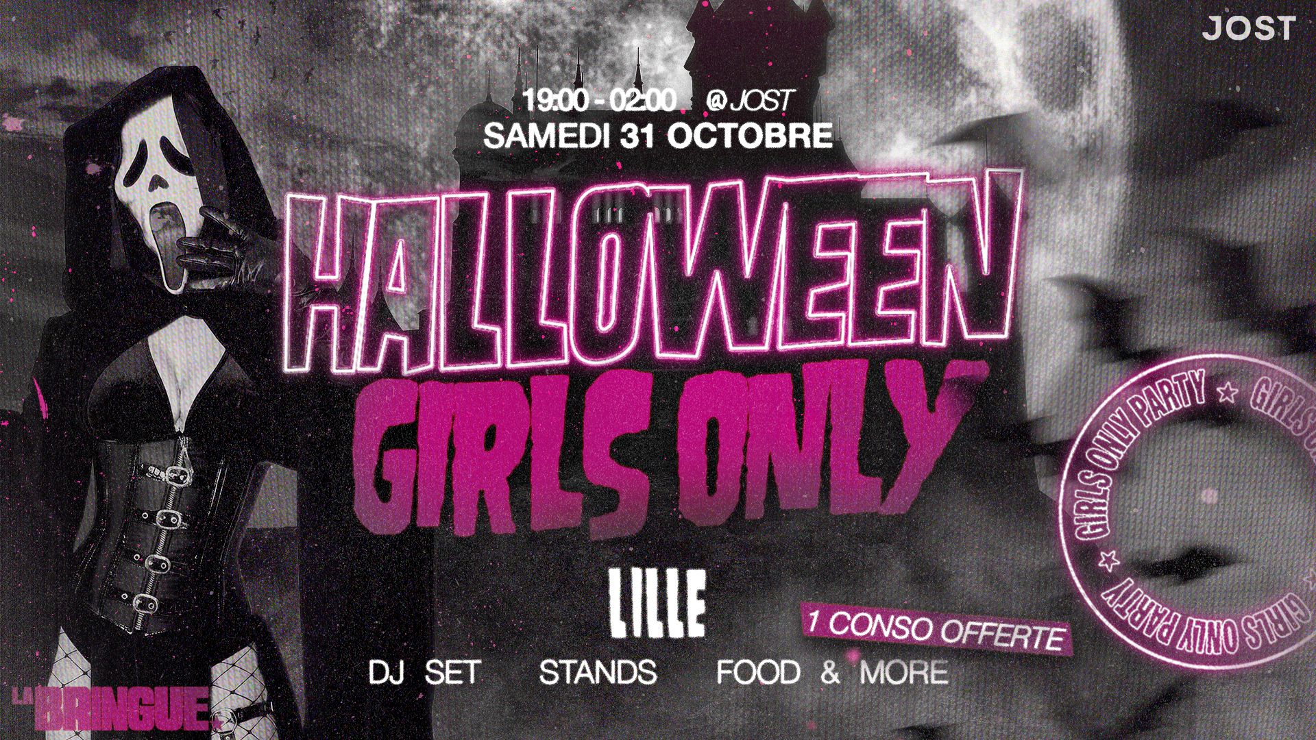 LA BRINGUE - HALLOWEEN GIRLS ONLY - Lille