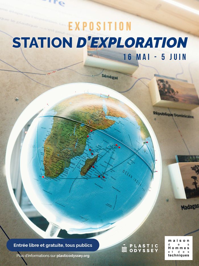 Exposition "Station d'exploration" par Plastic Odyssey