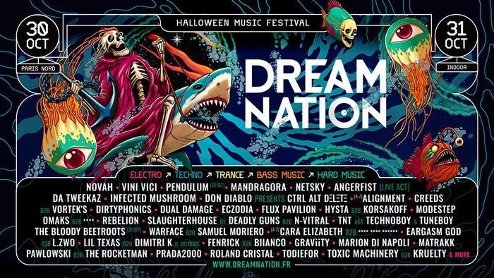 30&31 Octobre– DREAM NATION FESTIVAL « HALOWEEN EDITION » - PARIS
