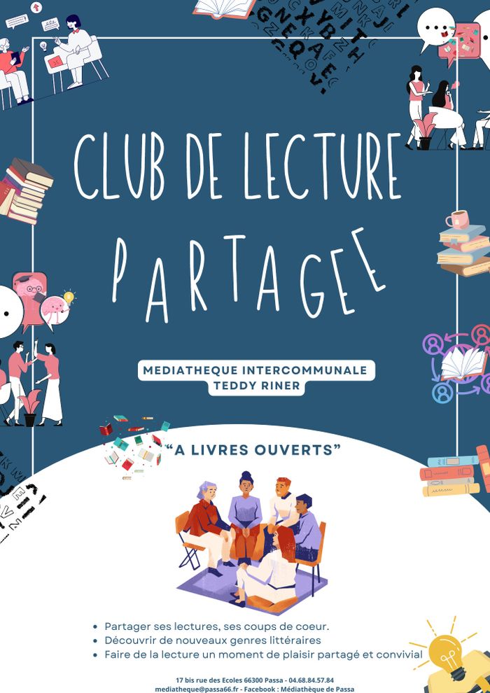 Club de lecture partagée "A livres ouverts"