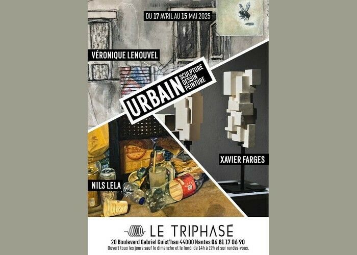 Urbain – Sculpture, dessin, peinture – Galerie Le Triphasé