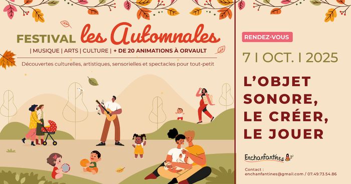 Les Automnales d’Enchanfantines 2025 - L’objet sonore, le créer et le jouer