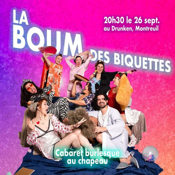 Affiche — 💄CABARET BURLESQUE : LA BOUM DU BIQUETTE CLUB💋