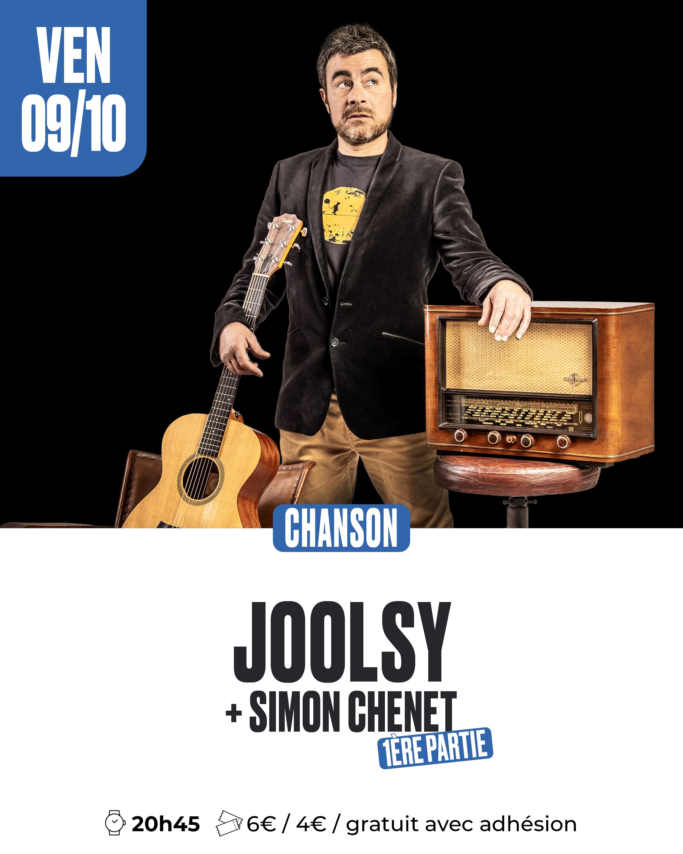 Concert Joolsy + Simon Chenet