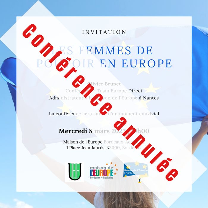 Conférence "Les femmes de pouvoir en Europe"