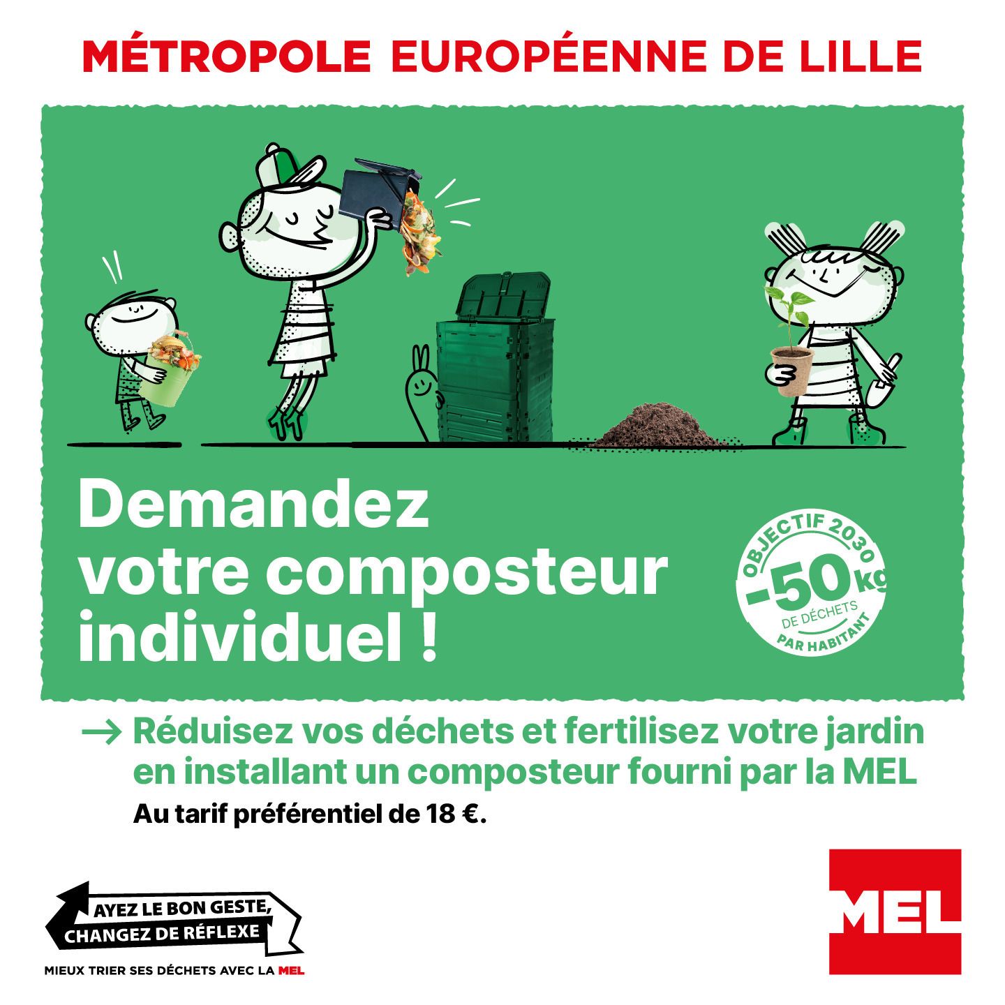 Composter ses déchets alimentaires et ses déchets de jardin