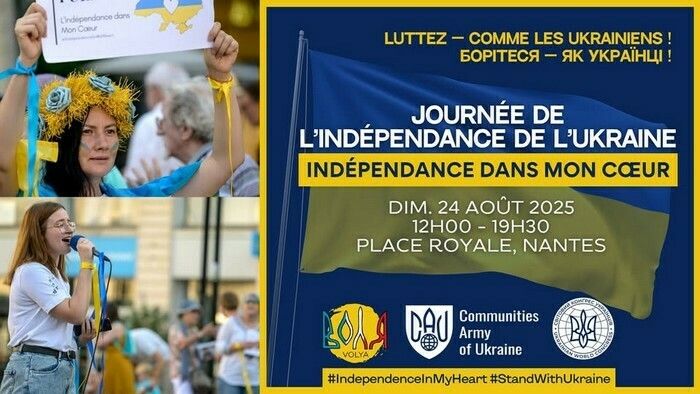 Journée de l'Indépendance de l’Ukraine à Nantes