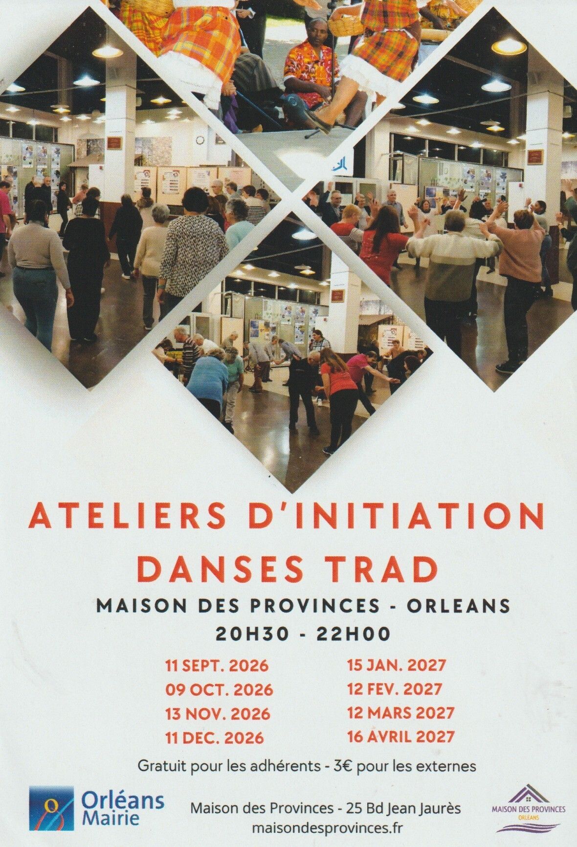 Ateliers initiation danses Trad