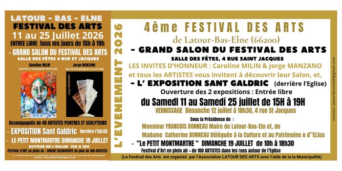 4ème FESTIVAL DES ARTS de LATOUR-BAS-ELNE