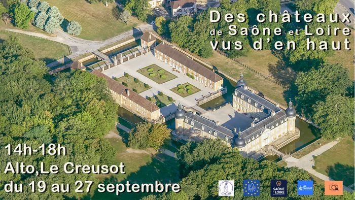 Des châteaux de Saône et Loire, vus d'en haut