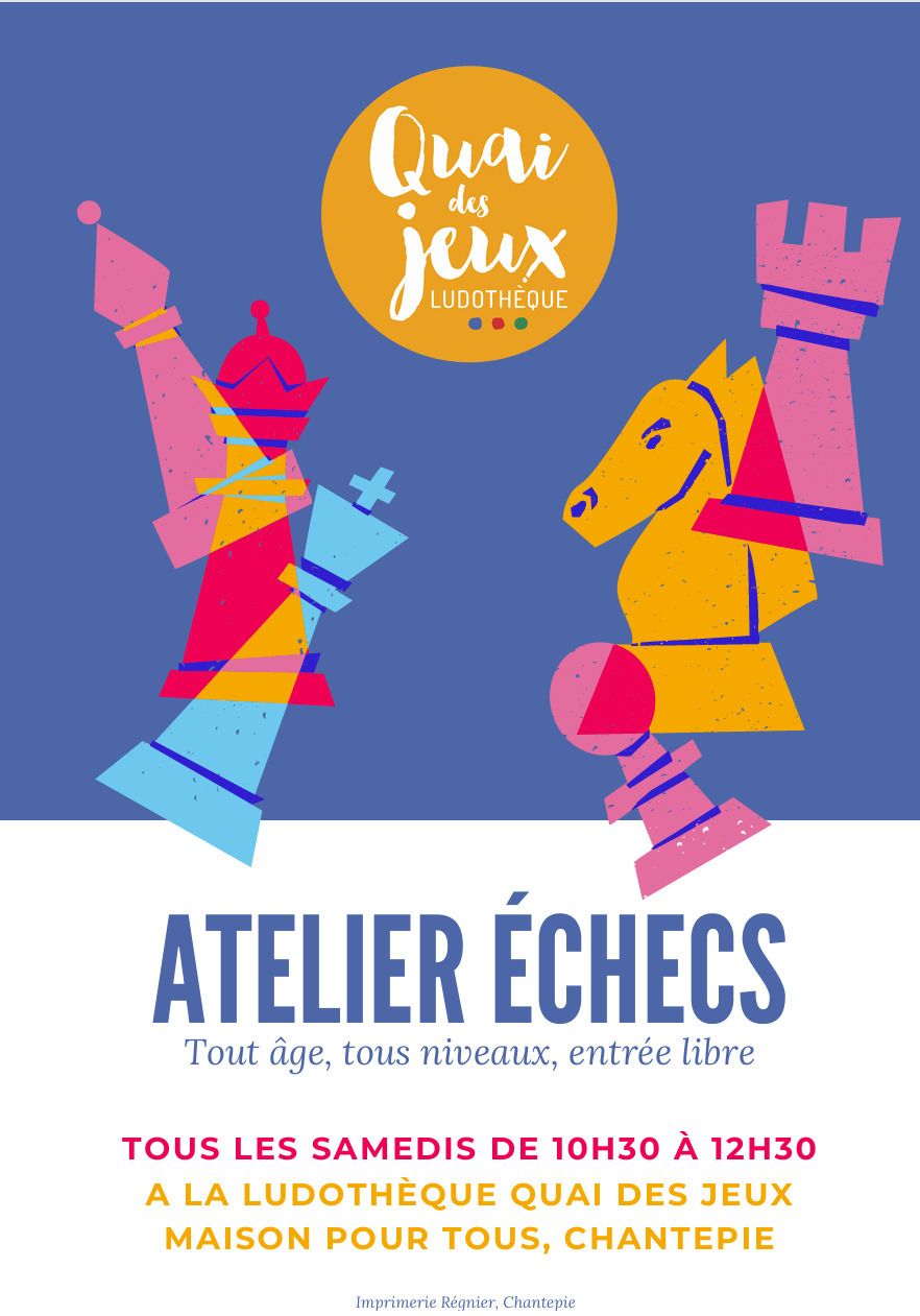 Atelier "échecs" à la ludothèque - tout niveau