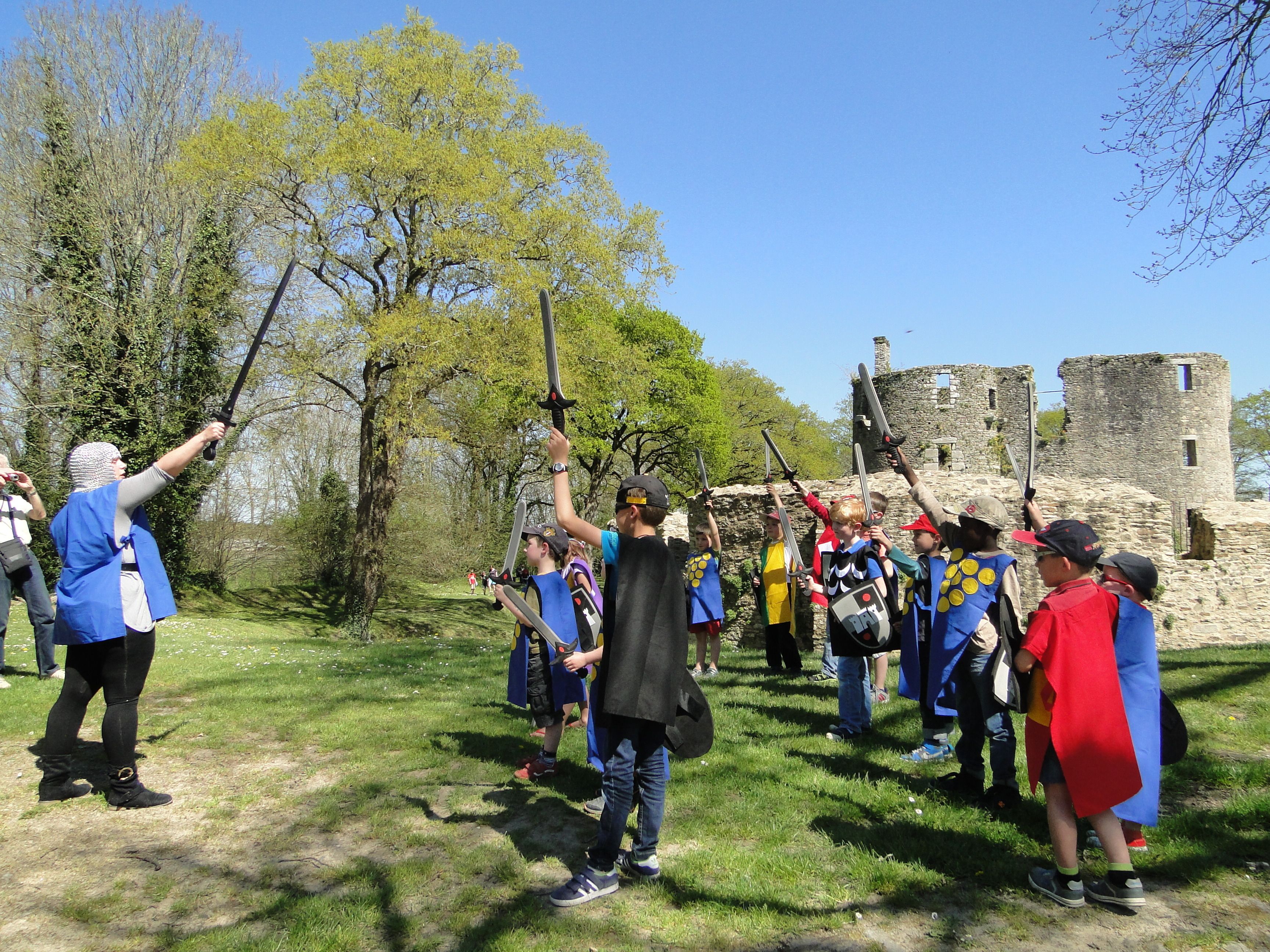 Visite animée Les petits chevaliers