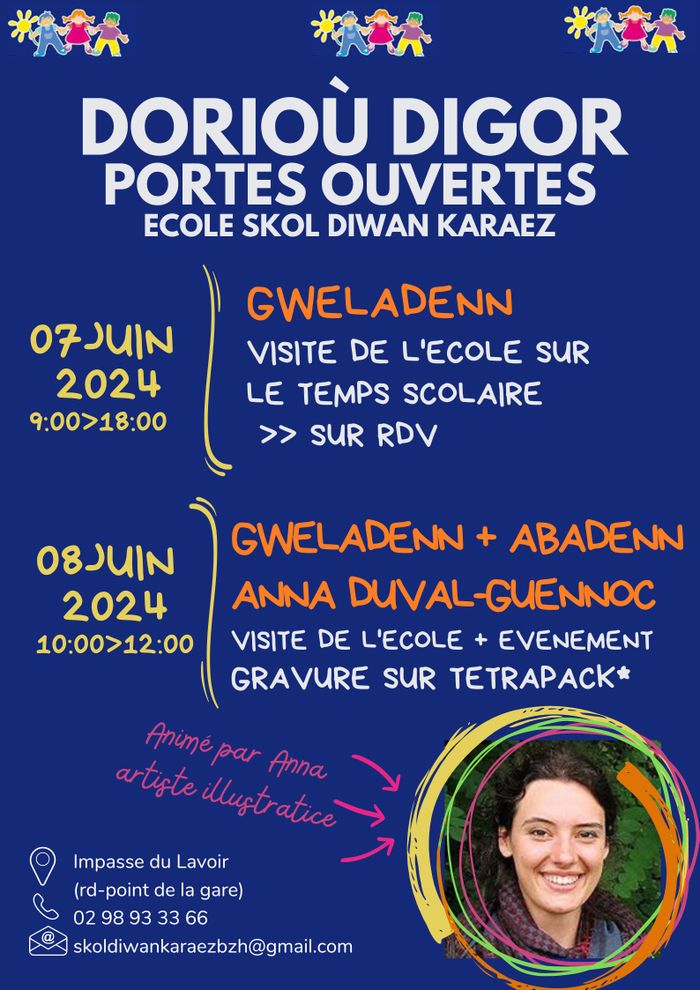[RAOK AN HAÑV] Portes ouvertes de l'École Diwan de Carhaix