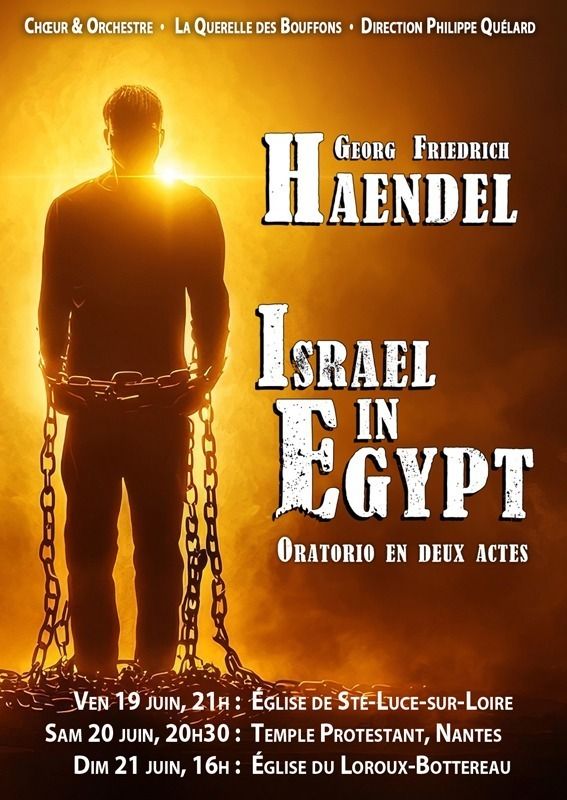 Haendel : Israel in Egypt - Orchestre & chœur de la Querelle des Bouffons