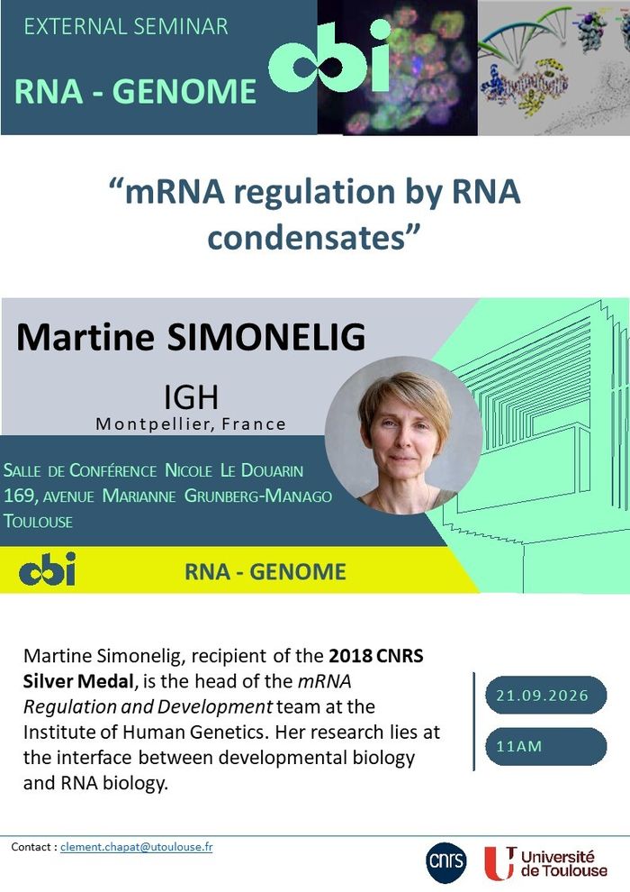 Martine Simonelig, IGH (Montpellier)