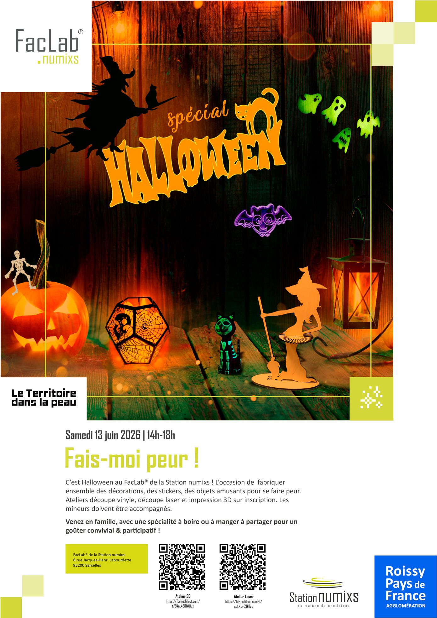 Fais-moi peur ! Halloween au FacLab® numixs