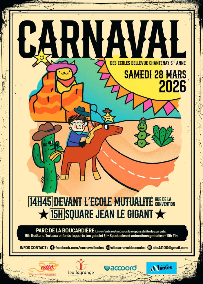 Carnaval des écoles Bellevue Chantenay Sainte-Anne