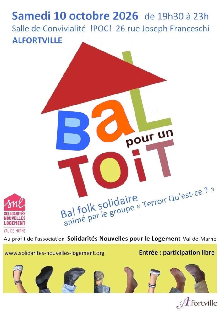 Affiche — bal pour un toit