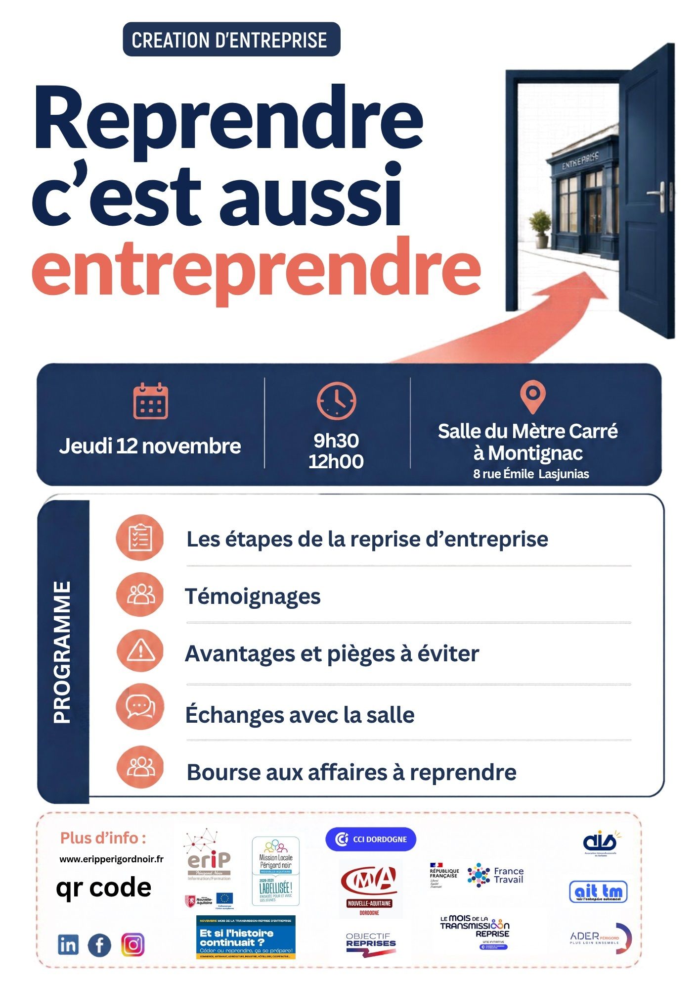 REPRENDRE C'EST AUSSI ENTREPRENDRE