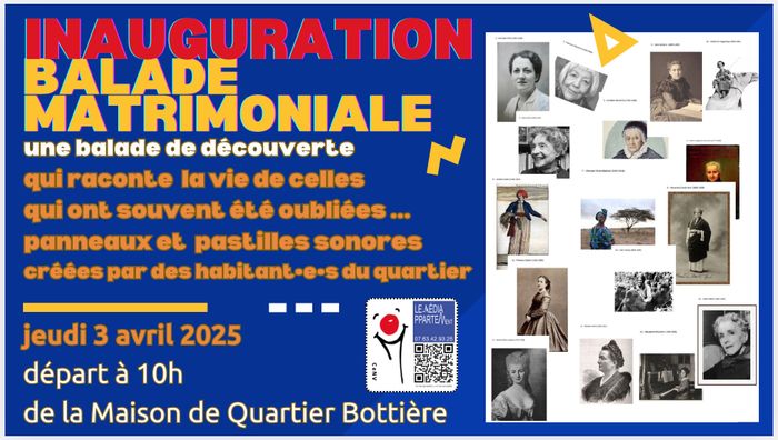 Inauguration Balade matrimoniale