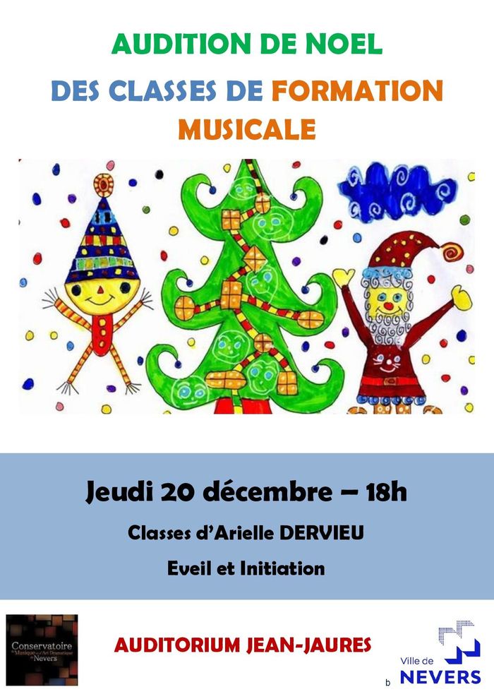 Audition de Noel - Classe de Formation Musicale