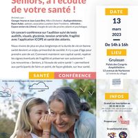 Seniors, à l’écoute de votre santé !
