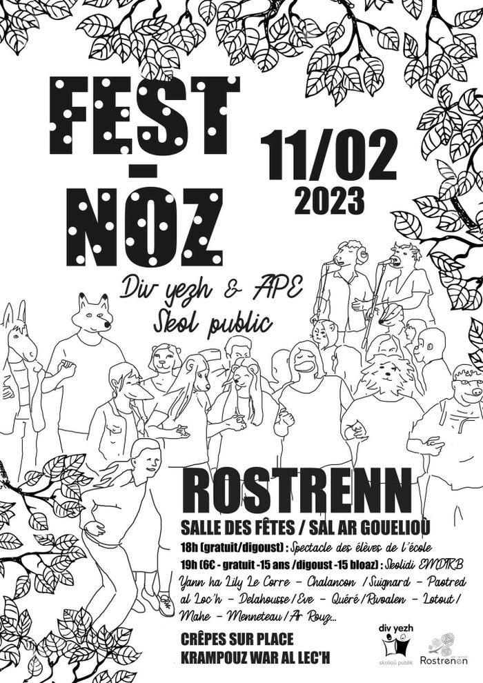 Fest-noz de l'école publique de Rostrenen