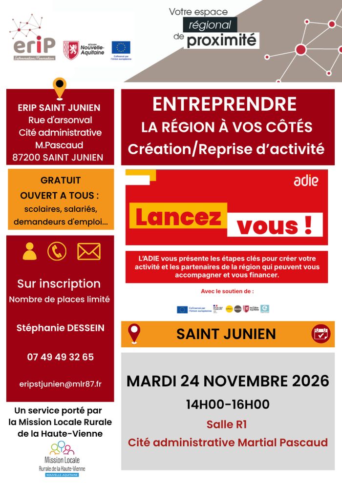 Création, reprise d'activité - Lancez-vous avec l'ADIE