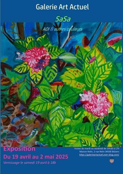Expo "Aoi et autres couleurs" - Sasa