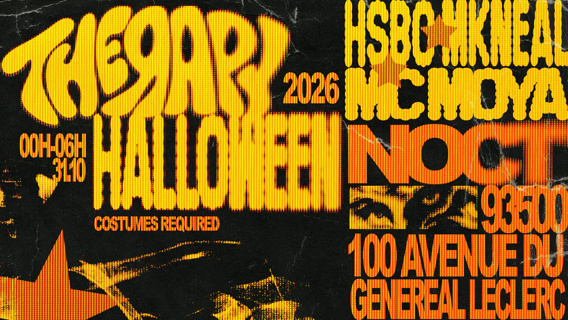 THERAPY HALLOWEEN - RAP & AFRO @NOCT - 31/10
