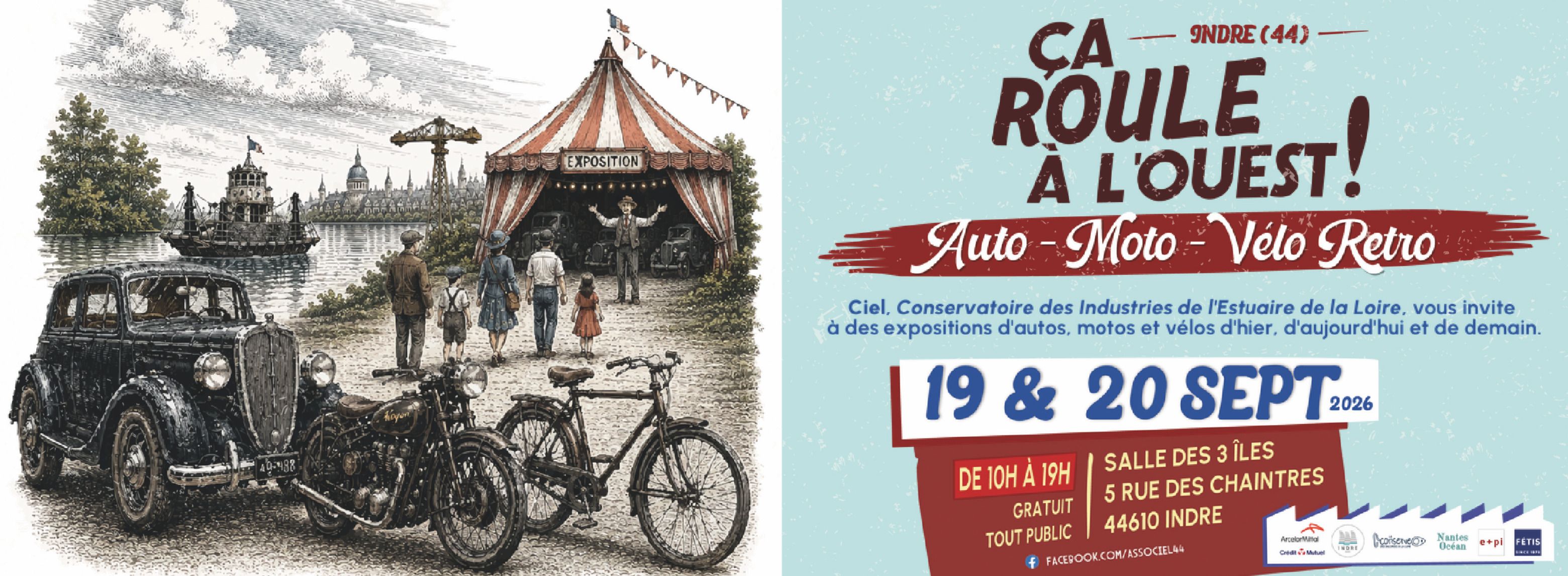 Ça roule à l'Ouest ! Expos Autos, motos et vélos d'hier, d'aujourd'hui et de demain