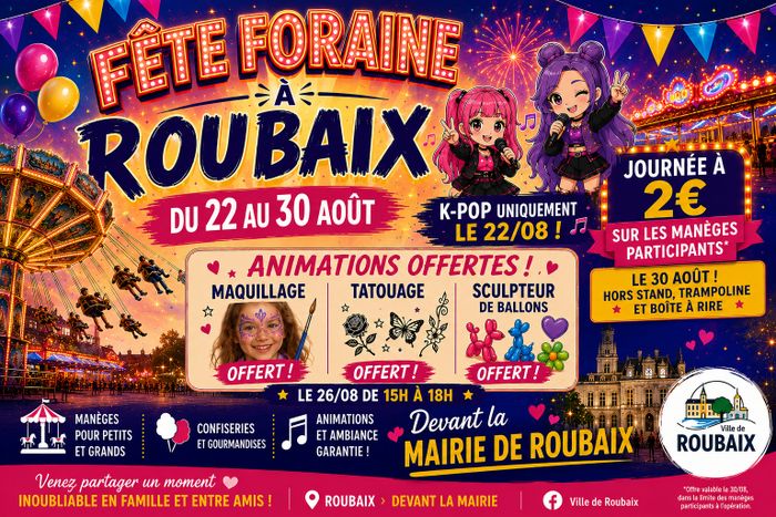 Fête Foraine à Roubaix