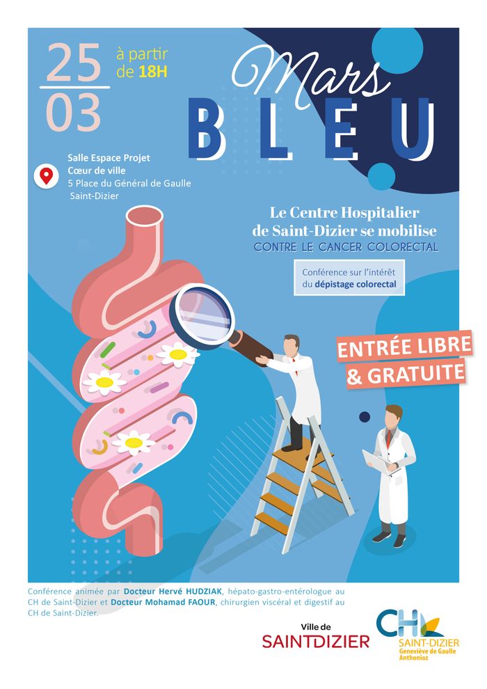 Conférence Mars Bleu le 25 mars 2025