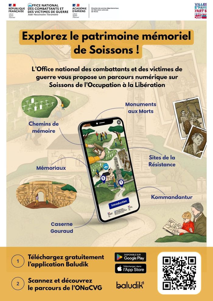 Parcours Baludik : Soissons de l'Occupation à la Libération