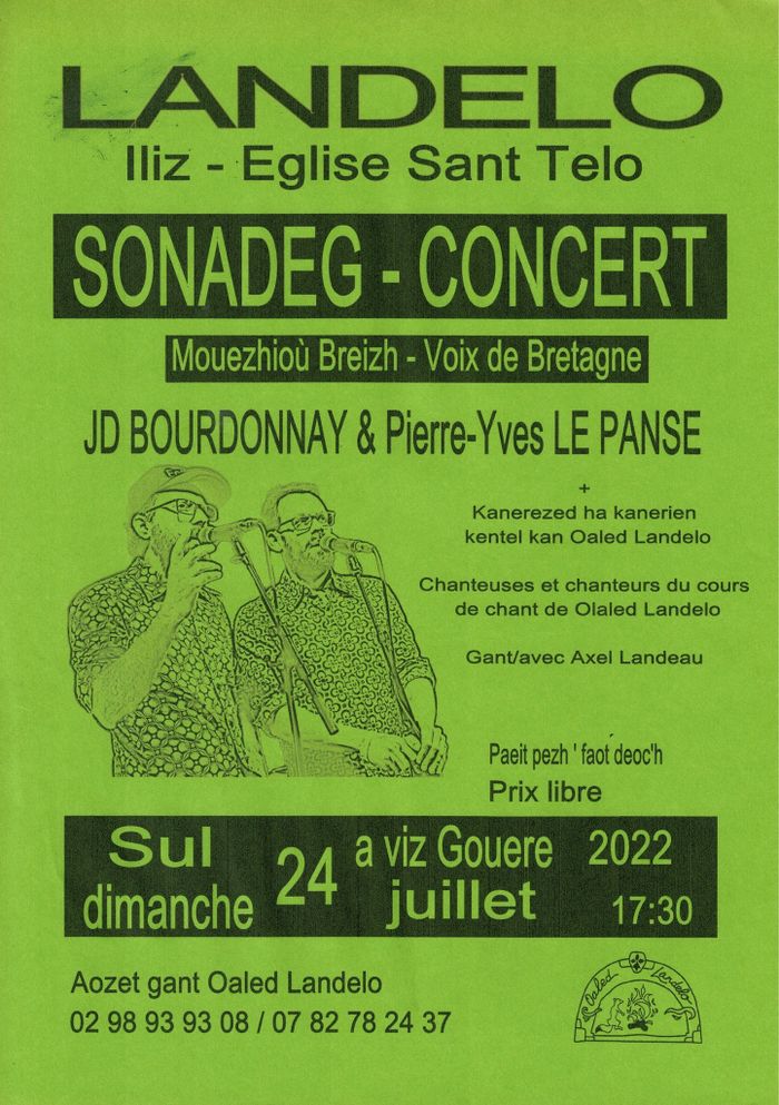 Concert de Jean-Daniel Bourdonnay et Pierre-Yves Le Panse