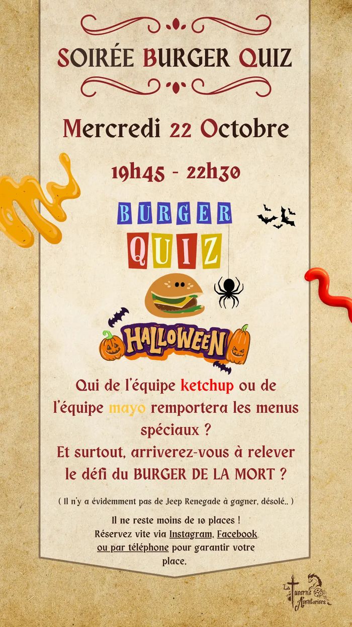 Soirée Burger Quiz