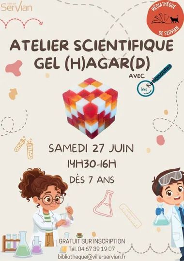 Atelier scientifique : Gel (H)agar(d) avec les Kurionautes