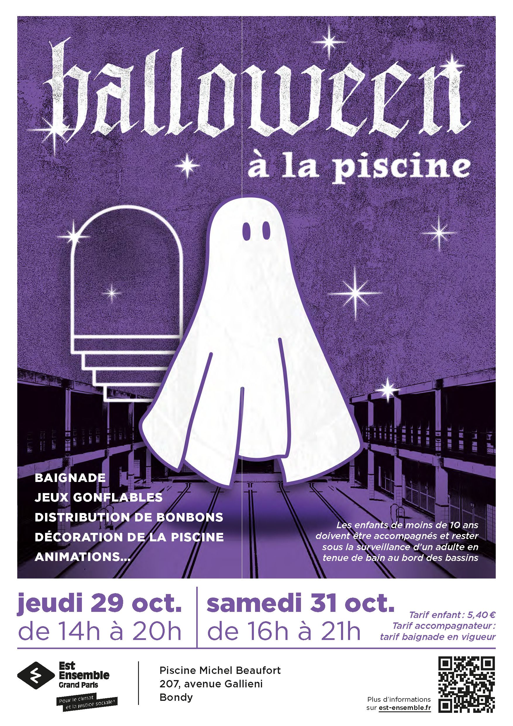 HALLOWEEN PISCINE EDOURD HERRIOT