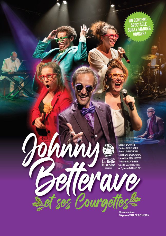 Affiche — Concert- spectacle Johnny Betterave et ses courgettes