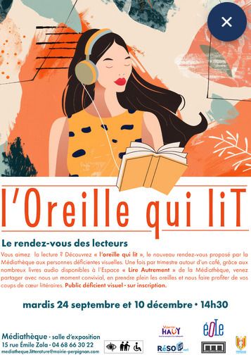 L'oreille qui lit · Le rendez-vous des lecteurs de livres audio