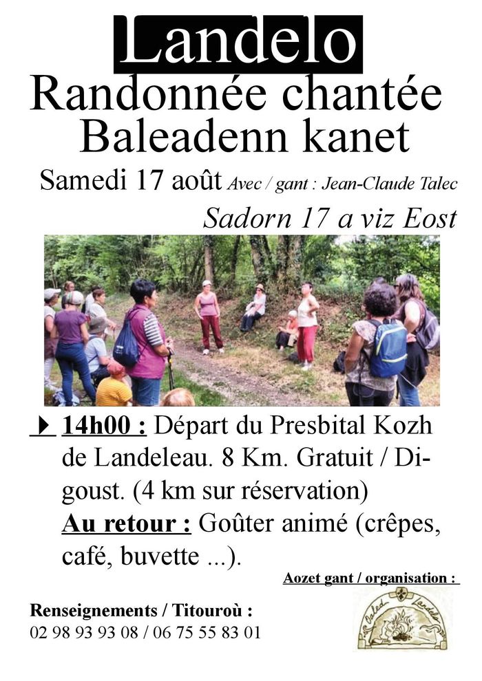Randonnée chantée à Landeleau