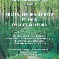 Exposition d'aquarelle et peinture à l'huile d'Heli Ranta