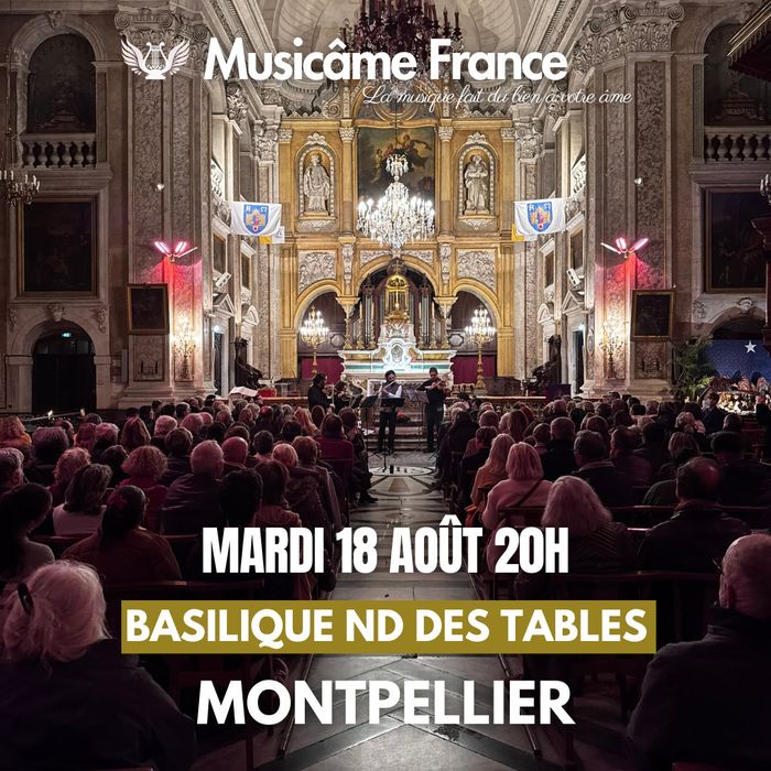 Affiche — Concert à Montpellier : Ravel, Debussy, Cantemir, Bach, Puccini, Doppler, Vivaldi